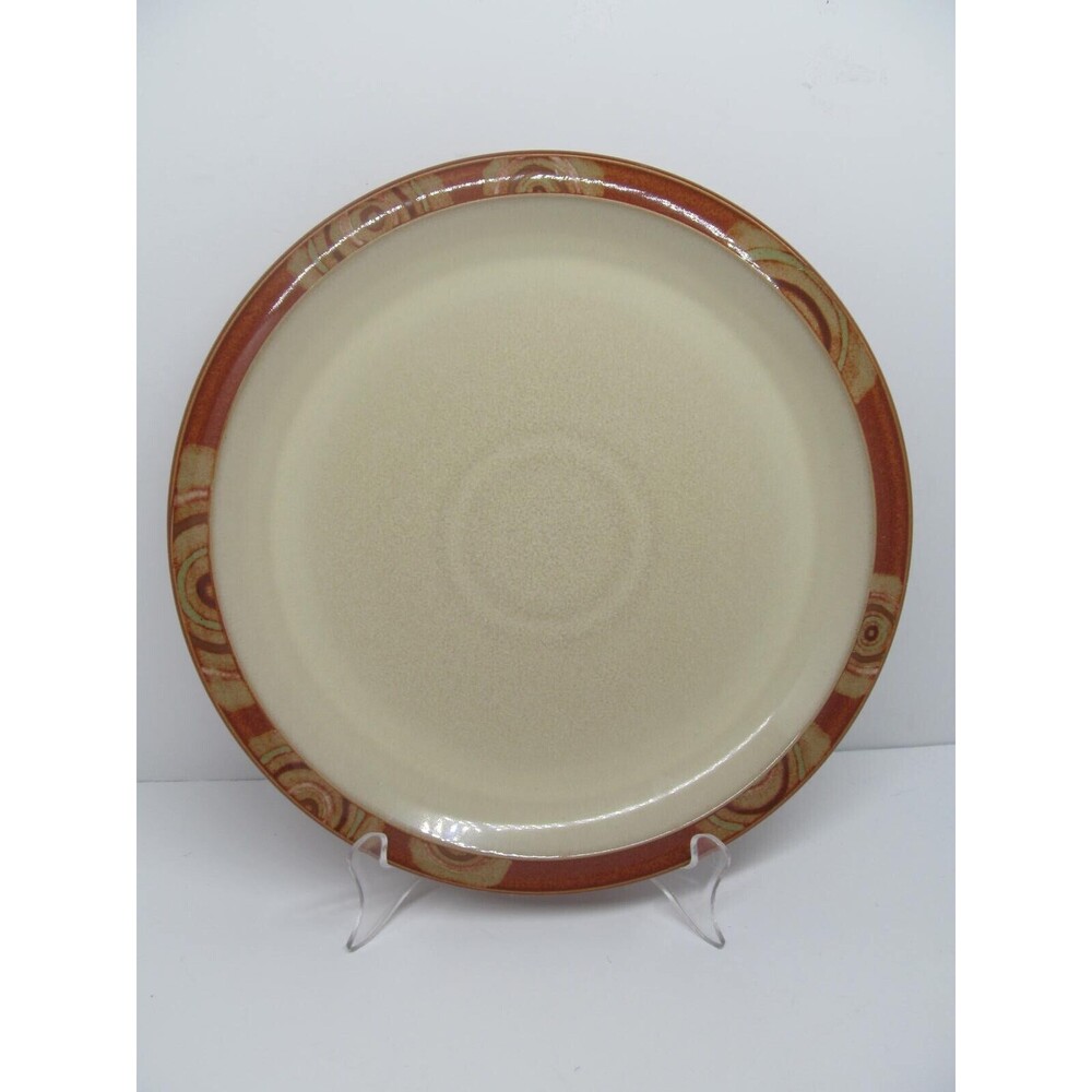 Denby-Langley Fire Chilli  Swirl Design 10 1/2" Dinner Plate VGC